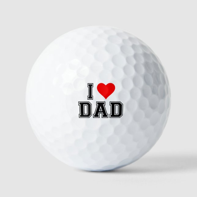 Father's day gift idea – Bold and Simple Design Golf Balls (Front)
