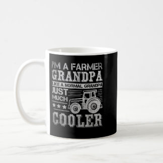 Fathers Day Gift Idea Grandpa Tractor Farmer  Coffee Mug