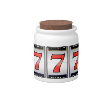 Fathers Day Gift Lucky 7's Casino Saving Jar by PersonalCustom at Zazzle