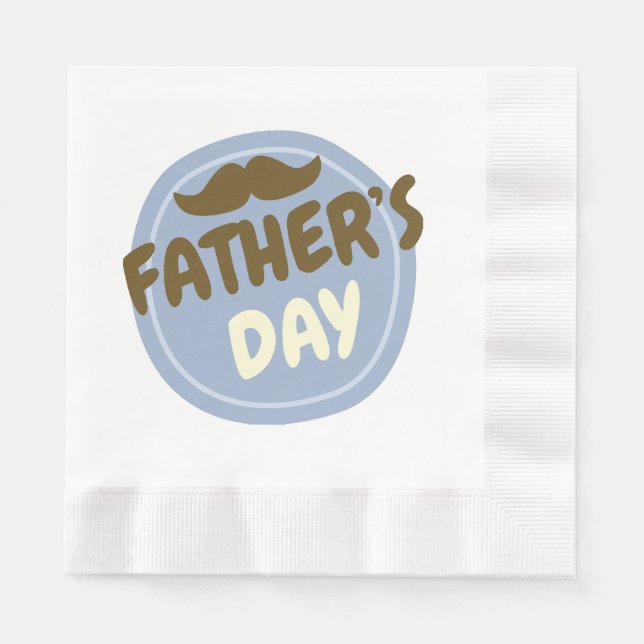 Fathers day gift napkins (Front)