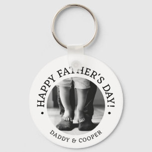 Father's Day Gift Personalized Photo Keychain