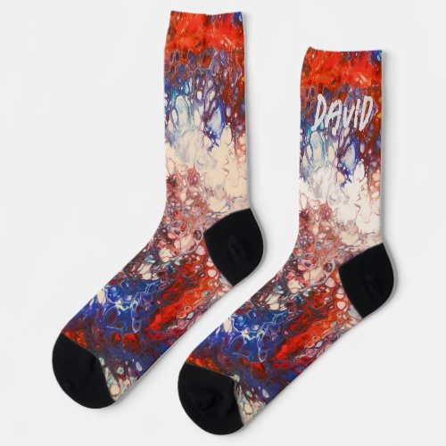 Fathers Day Gift Socks for Dad Vibrant Bold Gift