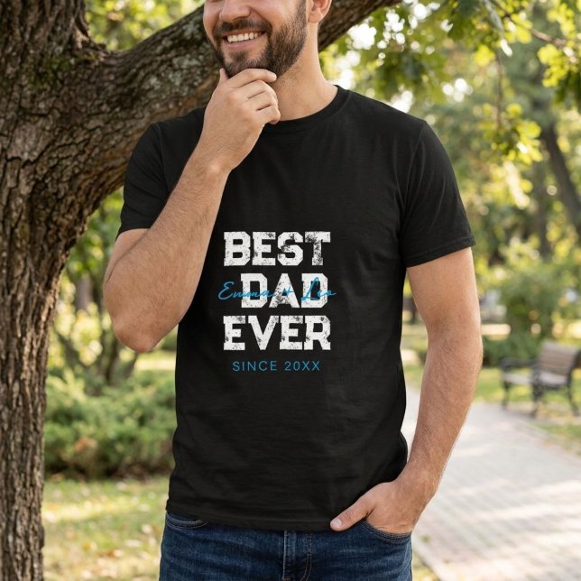 Father's Day Gift T-Shirt Best Dad Ever Gift  (Creator Uploaded)