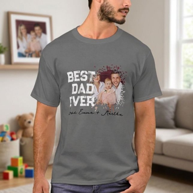 Father's Day Gift T-Shirt, Best Dad Ever Tee (Creator Uploaded)