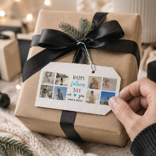 Father's Day Gift Tag   Personalized Photos