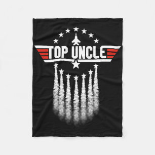 Fathers Day Gift Uncle Gift From Niece Nephew Sist Fleece Blanket