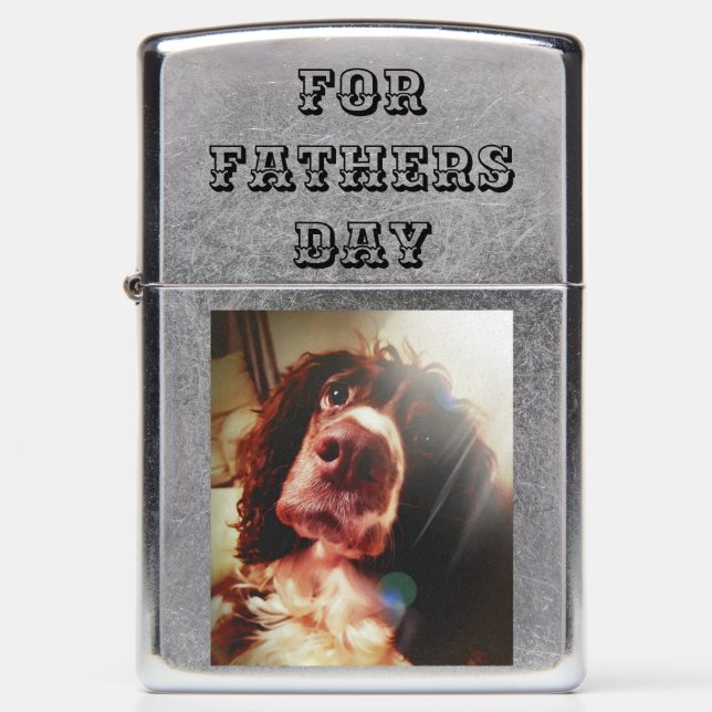 Fathers day gift Zippo lighter (Front)