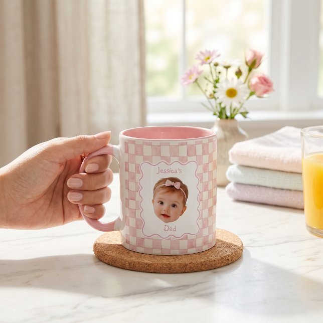 Father's Day Gifts For Dad Pink Mug (Creator Uploaded)