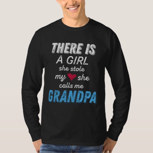 Fathers Day Gifts for Grandpa from Granddaughter T_Shirt