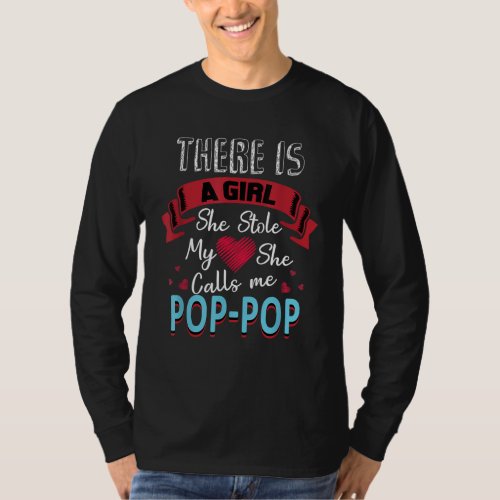 Fathers Day Gifts for Pop_pop from Daughter New D T_Shirt