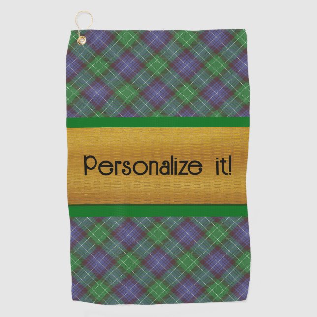 Fathers Day Golf Accessories for Dad Towel (Front)