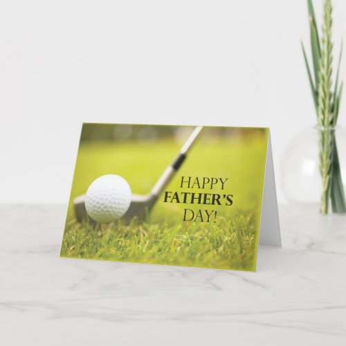 Fathers Day Golf Card