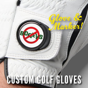 Fathers Day Golf Dad Funny Anti Bogey Sign Glove