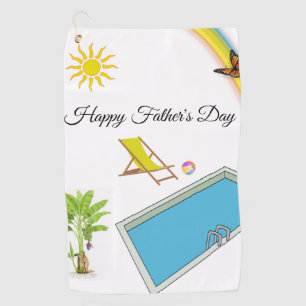 Father's Day Golf Towel