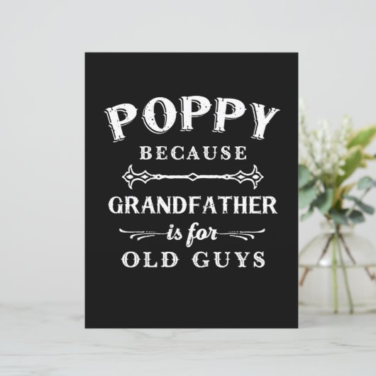 Father's Day | Grandfather Is For Old Guys (Standing Front)