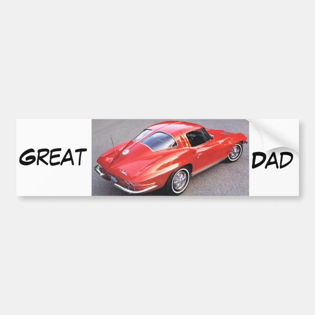 Father's Day Great Dad Bumper Sticker (Front)