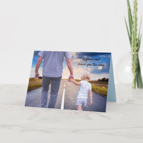 Fathers Day Great Dad Thanks Card