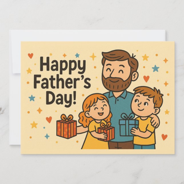 FATHER'S DAY GREETING CARD (Front)