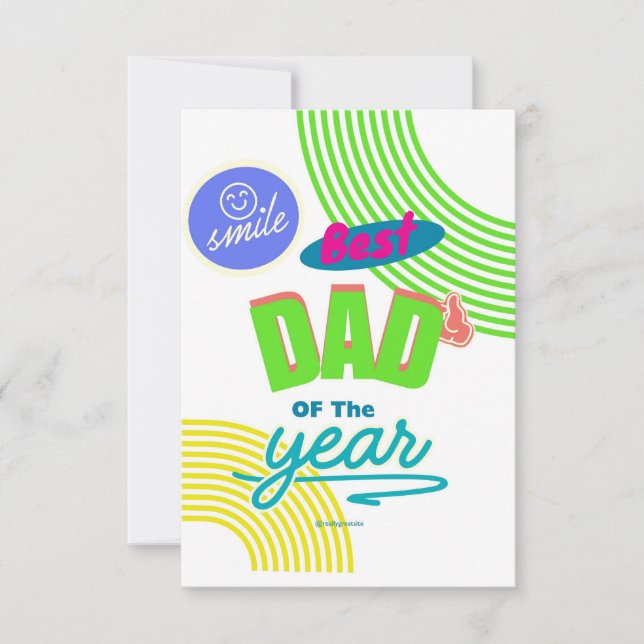 Father's Day Greeting Card (Front)