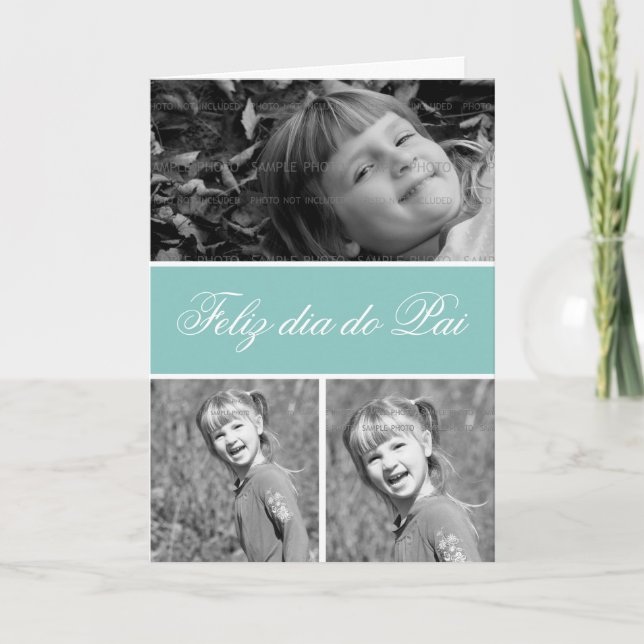 Father's Day Greetings Picture Cards | English (Front)