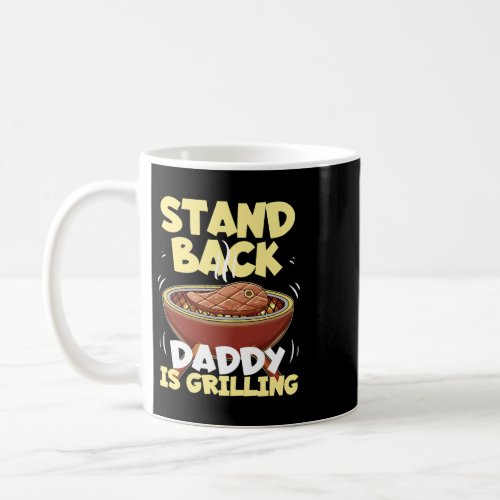 Fathers Day Grilling BBQ Smoker Meat Lover Daddy F Coffee Mug