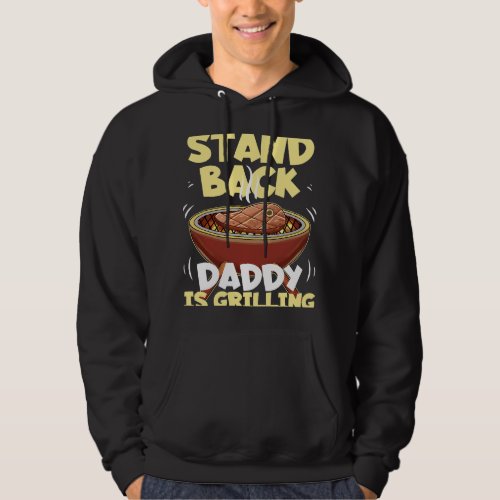 Fathers Day Grilling BBQ Smoker Meat Lover Daddy F Hoodie