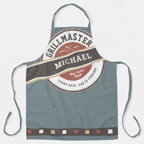 Fathers Day Grillmaster  Funny Apron