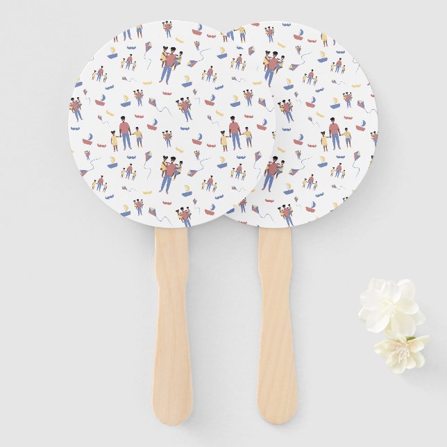 Father's Day Hand Fans (Front and Back)