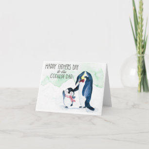 Fathers Day hand painted card