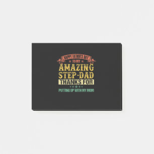 Father's Day Happy Father's Day To Step Dad Post-it Notes