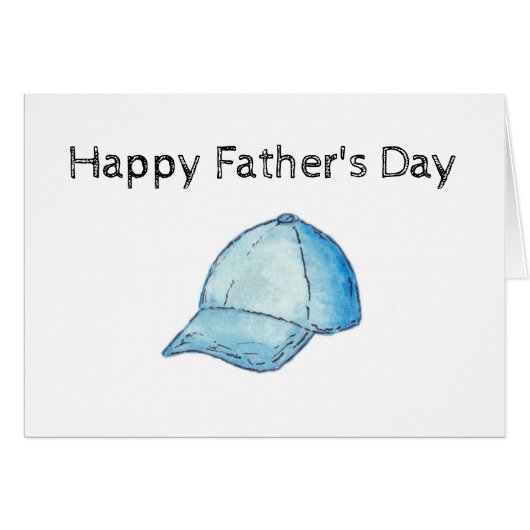 Father's Day Hat Cards (Front Horizontal)