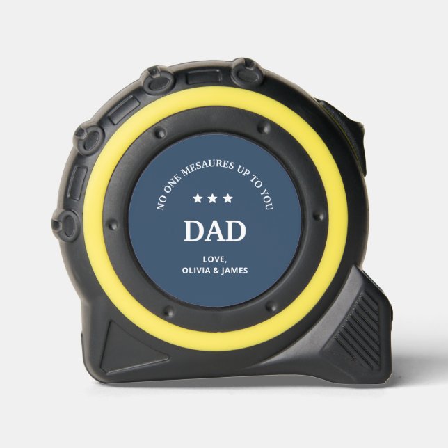 Fathers day Heartwarming gift for dad Tape Measure (Front)