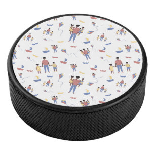 Father's Day Hockey Puck
