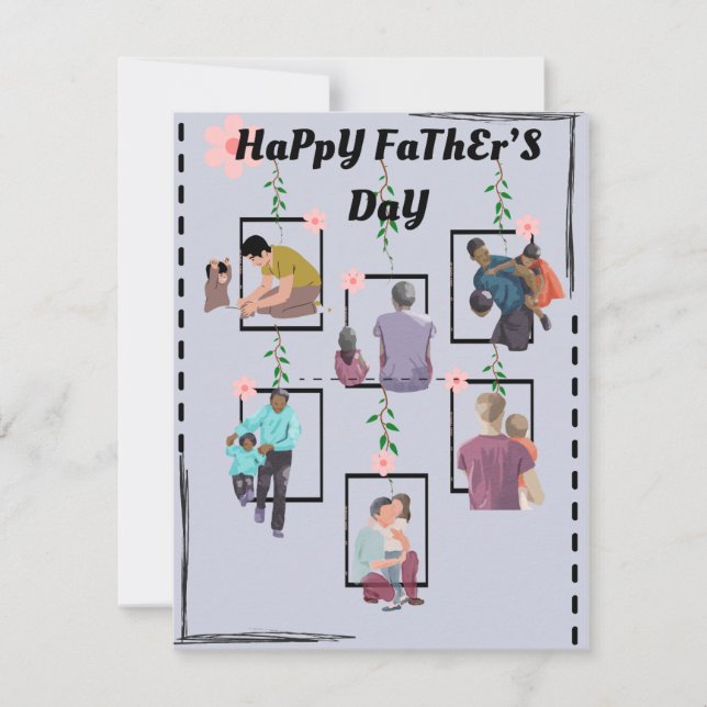 father's day holiday card (Front)