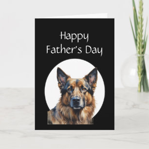 Father's Day Humor German Shepherd Dog Card