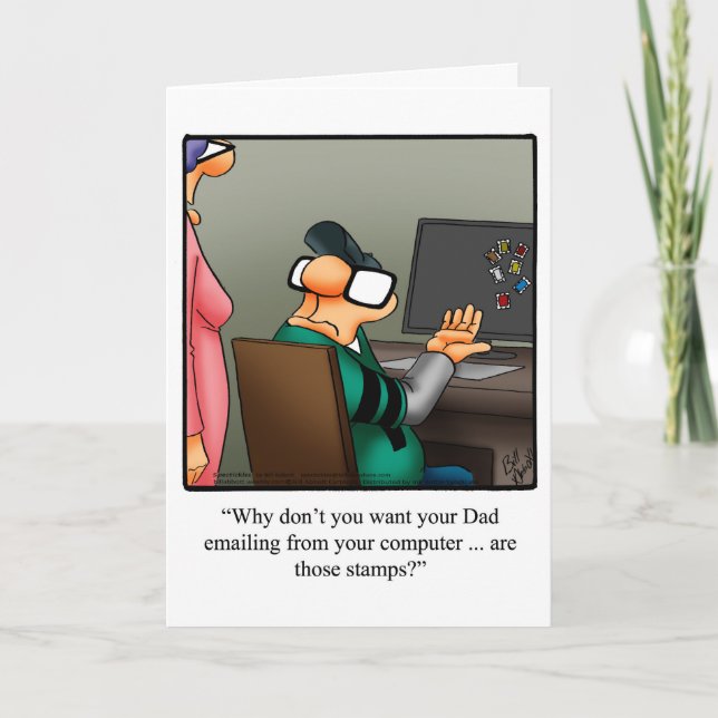 Father's Day Humor Greeting Card (Front)