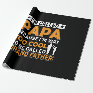 Father's Day I Am Called Papa Wrapping Paper