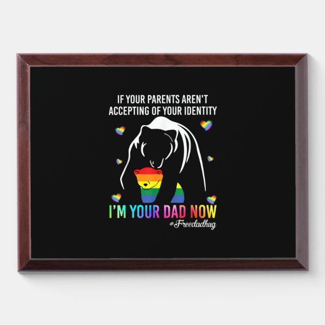 Father's Day | I Am Your Dad Now Award Plaque (Horizontal)