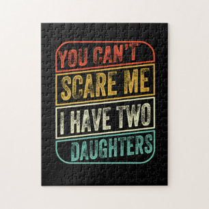 Father's Day I Have Two Daughters Jigsaw Puzzle