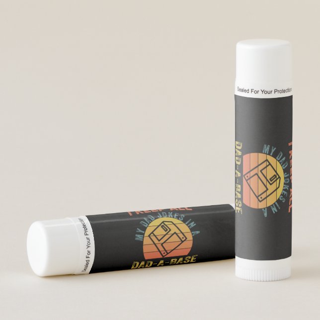 Father's Day I Keep All My Father Jokes Lip Balm (Front)