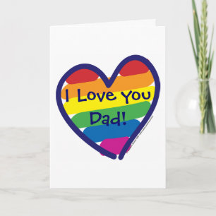 Father's Day I Love You Dad Card