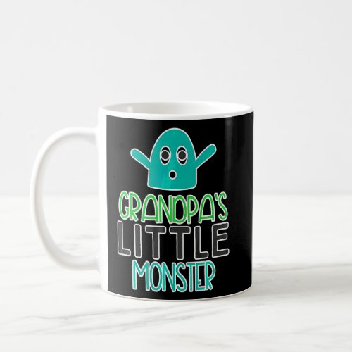 Fathers Day   Idea Grandpas Little Mon Ster  Coffee Mug