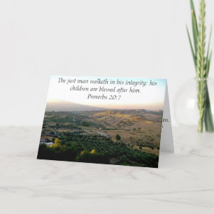 Father's Day Italy & Scripture Gifts Card