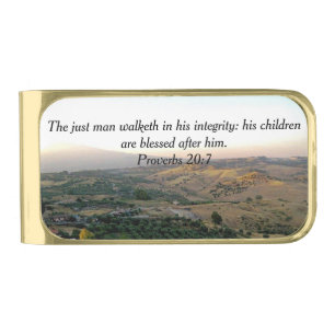 Father's Day Italy & Scripture Money Clip