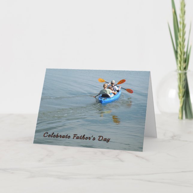 Father's Day Kayaking Card (Front)