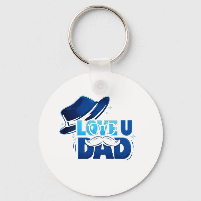father's day keychain (Front)