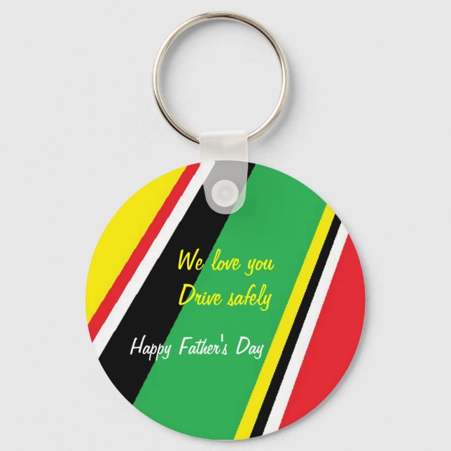 Father's day keychains-drive safely keychain (Front)