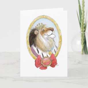 Father's Day King Lion Card