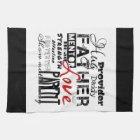 Modern Trendy King of the Kitchen Crown For Men Kitchen Towel, Zazzle