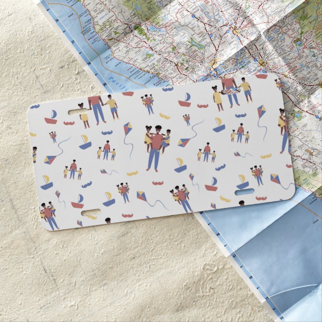 Father's Day License Plate #2 (In Situ)